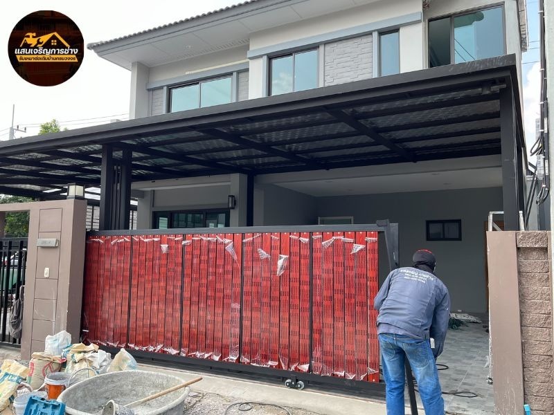 รับเหมาต่อเติมหลังคาหน้าบ้าน